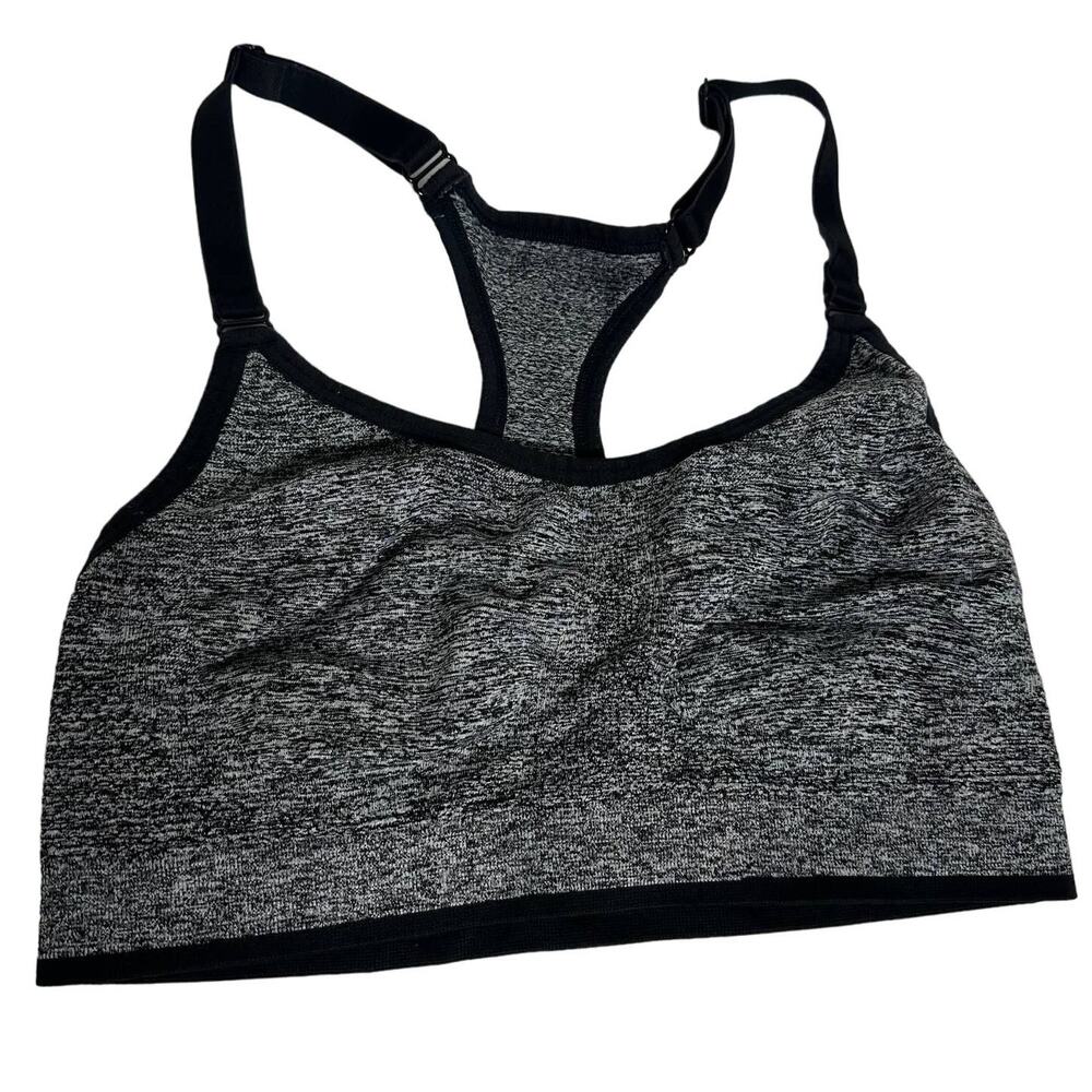 Victoria's Secret Sport Dark Gray Heathered Sports Bra Size Medium Low Impact